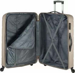 Princess Traveller Grenada - Reiskoffer - Taupe - L - 76cm -Reisopslagwinkel 1200x1155