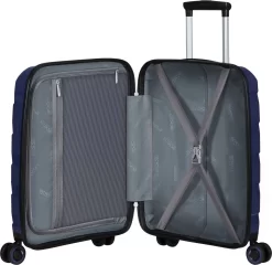 American Tourister Reiskoffer - Air Move Spinner 55/20 Tsa (Handbagage) Midnight Navy -Reisopslagwinkel 1200x1164 2