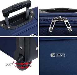 NaSK - Suitcase - Klein Reis Koffer - Met Wielen - Hand Koffer 55x40x20 Met Telescoopsteel - Lichtgewicht Cabin Max Hanbagage Luggage Met TSA-cijferslot - Carry On Suitcase In 55cm -Reisopslagwinkel 1200x1164 7