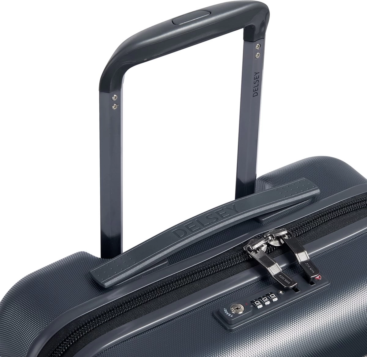 Delsey Handbagage Harde Koffer / Trolley / Reiskoffer - Freestyle - 55 Cm - Grijs 2 Delsey Handbagage Harde Koffer / Trolley / Reiskoffer - Freestyle - 55 Cm - Grijs - Afbeelding 2