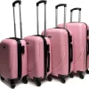Castillo Travelerz 4 Delige ABS Kofferset - Roze