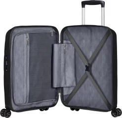 American Tourister Reiskoffer - Bon Air Dlx Spinner 55/20 Tsa (Handbagage) Black -Reisopslagwinkel 1200x1168 1