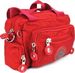 Starbag Reistas Crinkle-nylon Unisex Rood -(014-36) -kleine Tas -