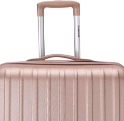 Decent Tranporto-One Reiskoffer 76 Cm - Zalmroze -Reisopslagwinkel 1200x1174