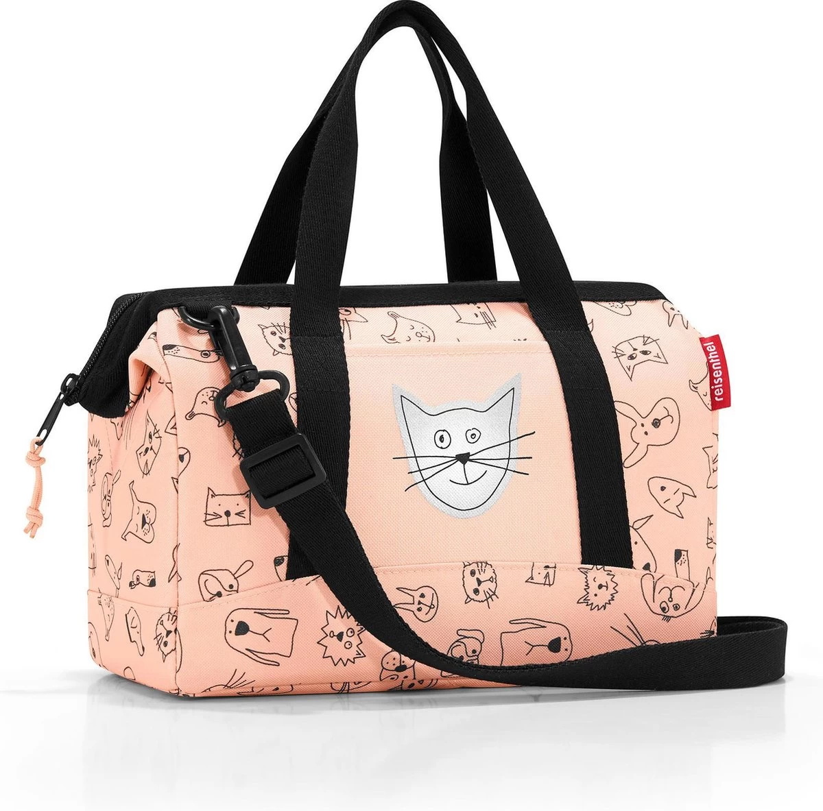 Reisenthel Allrounder XS Kids Reistas Kind - Maat XS - 5L - Cats&Dogs Rose Roze 1 Reisenthel Allrounder XS Kids Reistas Kind - Maat XS - 5L - Cats&Dogs Rose Roze