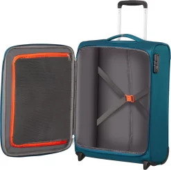 American Tourister Reiskoffer - Crosstrack Spinner 55/20 Tsa (Handbagage) Navy/Orange -Reisopslagwinkel 1200x1196 1