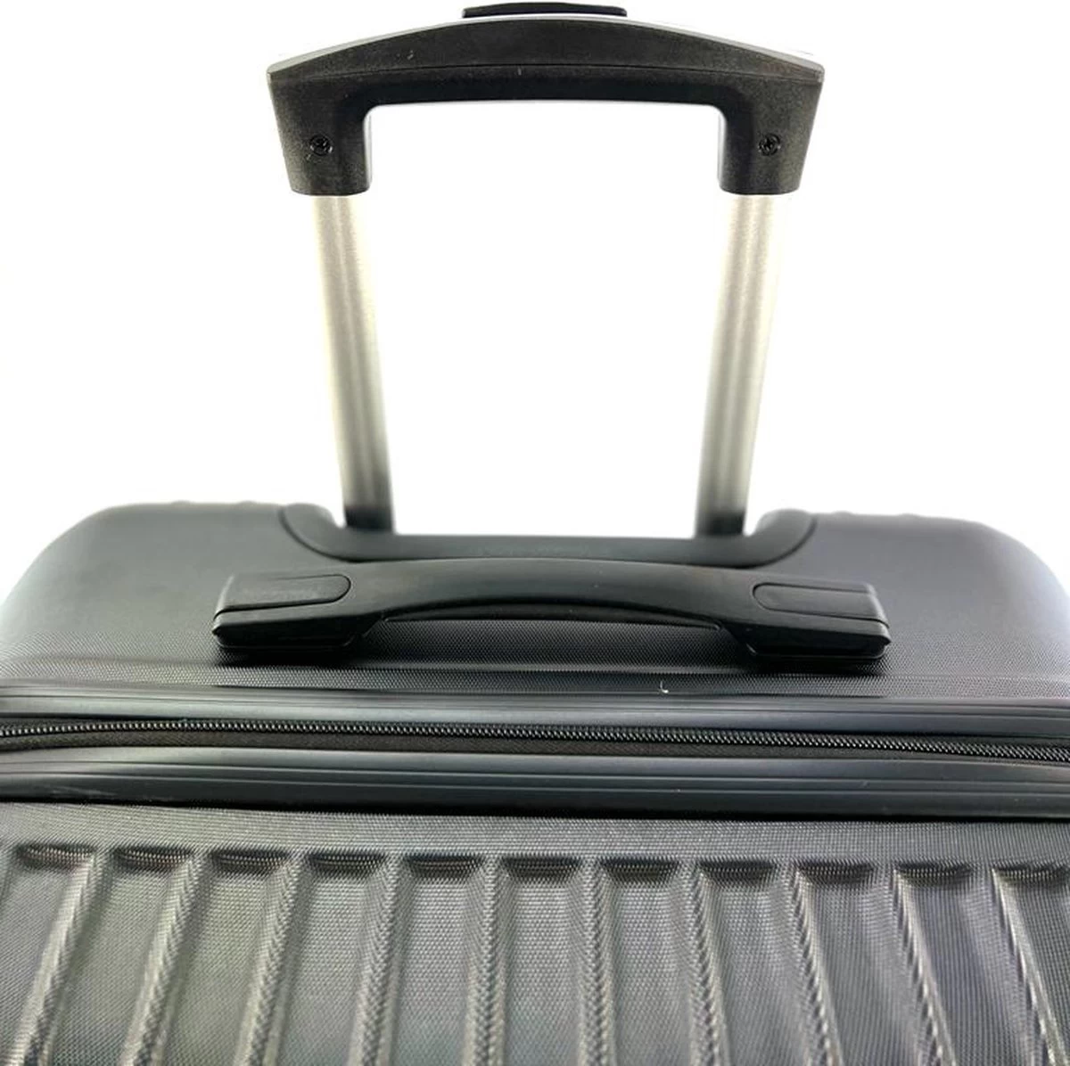 AATravel M Reiskoffer - Trolley ABS - Met Dubbele Wielen - 66 Cm - 66 Liter - Zwart 5 AATravel M Reiskoffer - Trolley ABS - Met Dubbele Wielen - 66 Cm - 66 Liter - Zwart - Afbeelding 5