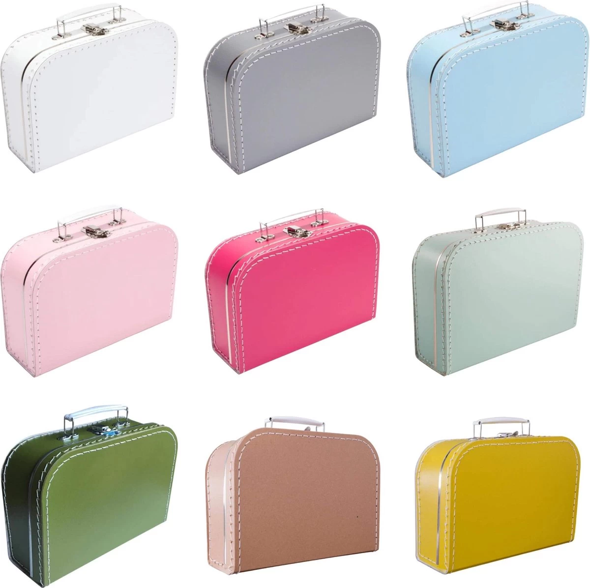 Kinder Koffertje | Naam Koffertje | Logeerkoffer | Kraamcadeau | Baby | Keuze Uit Diverse Kleuren 2 Kinder Koffertje | Naam Koffertje | Logeerkoffer | Kraamcadeau | Baby | Keuze Uit Diverse Kleuren - Afbeelding 2