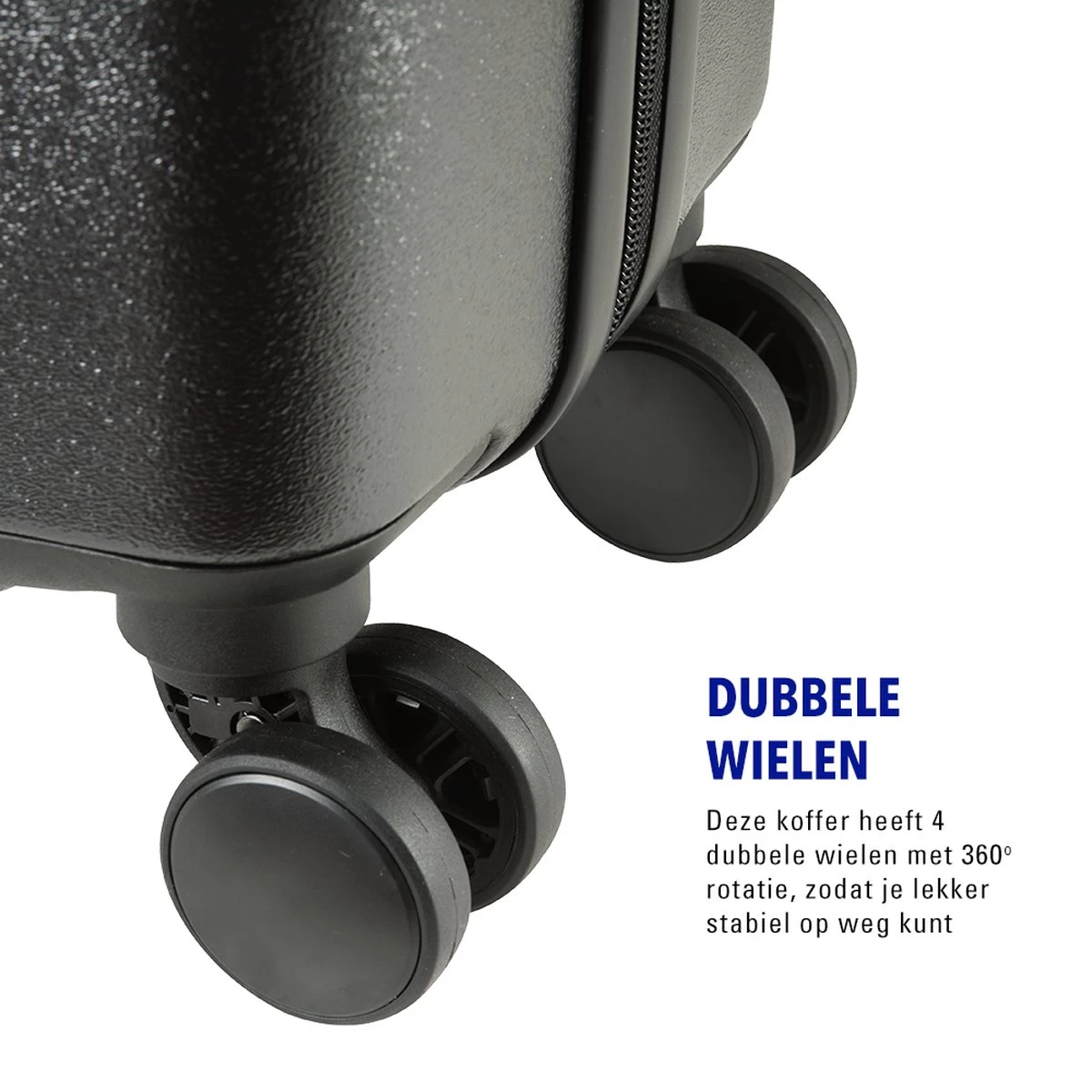 Princess Traveller Harlem - Reiskoffer - Zwart - L - 76cm 6 Princess Traveller Harlem - Reiskoffer - Zwart - L - 76cm - Afbeelding 6