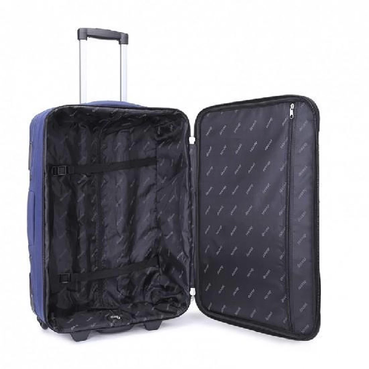 Decent Basic-Line Medium Trolley 63 Cm - Donkerblauw 14 Decent Basic-Line Medium Trolley 63 Cm - Donkerblauw - Afbeelding 14