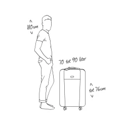 American Tourister Tracklite Spinner Reiskoffer 67 Cm - Dark Slate 13 American Tourister Tracklite Spinner Reiskoffer 67 Cm - Dark Slate -Reisopslagwinkel 1200x1200 1175