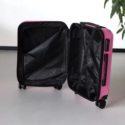 Handbagage Koffer 55cm Roze 4 Wielen Trolley Met Pin Slot -Reisopslagwinkel 1200x1200 118