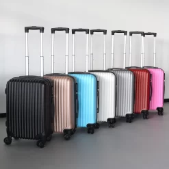 Handbagage Koffer 55cm Roze 4 Wielen Trolley Met Pin Slot -Reisopslagwinkel 1200x1200 120