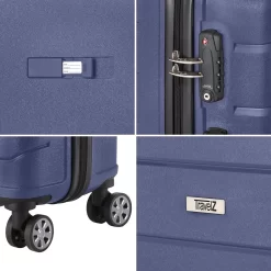 TravelZ Big Bars Kofferset - Trolleyset 3-delig Met TSA-slot - Blauw 10 TravelZ Big Bars Kofferset - Trolleyset 3-delig Met TSA-slot - Blauw -Reisopslagwinkel 1200x1200 1204