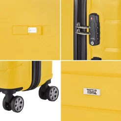 TravelZ Big Bars Kofferset - Trolleyset TSA 2-delig - Handbagage En Groot - Geel 10 TravelZ Big Bars Kofferset - Trolleyset TSA 2-delig - Handbagage En Groot - Geel -Reisopslagwinkel 1200x1200 1253