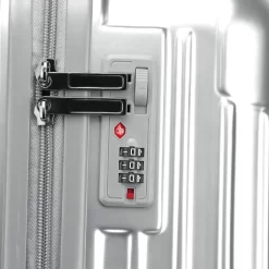 Royal Swiss - Reis Koffer - 56cm - Cijferslot- Lichtgewicht Koffer - 4 Wielen- Zilver -Reisopslagwinkel 1200x1200 1255