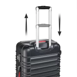 Monzana Kofferset - 4 Stuks S M L XL Met Wielen Cijferslot - Zwart -Reisopslagwinkel 1200x1200 1278