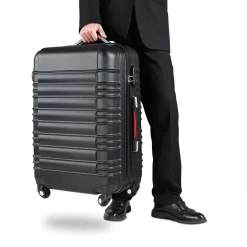 Monzana Kofferset - 4 Stuks S M L XL Met Wielen Cijferslot - Zwart -Reisopslagwinkel 1200x1200 1279