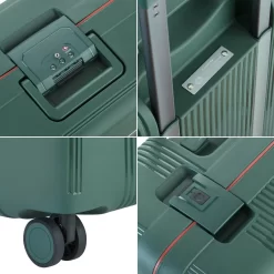 CarryOn Protector Luxe Handbagage Koffer - Trolley 55cm Met TSA-slot En Clipsluiting - Groen 13 CarryOn Protector Luxe Handbagage Koffer - Trolley 55cm Met TSA-slot En Clipsluiting - Groen -Reisopslagwinkel 1200x1200 156