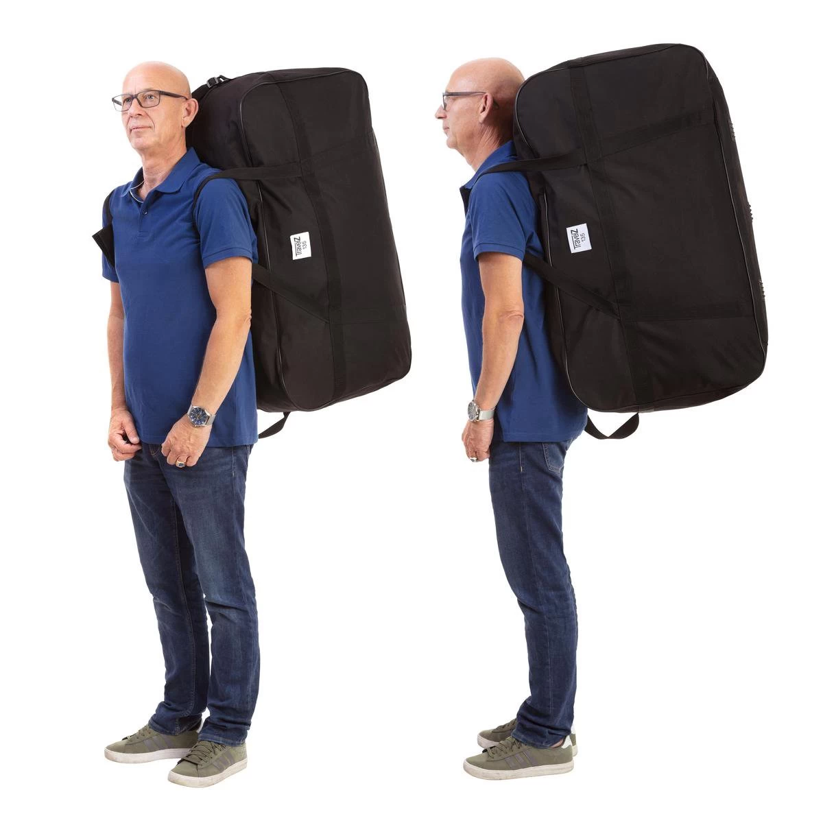 TravelZ Grote Reistas XL - 135 Liter Sporttas 82x35x47cm - Opbergtas 4 TravelZ Grote Reistas XL - 135 Liter Sporttas 82x35x47cm - Opbergtas - Afbeelding 4