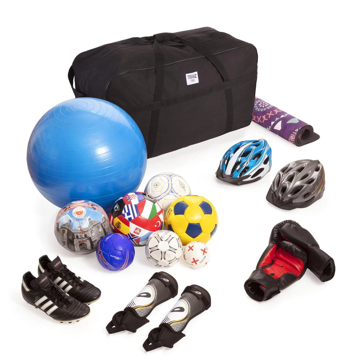 TravelZ Grote Reistas XL - 135 Liter Sporttas 82x35x47cm - Opbergtas 9 TravelZ Grote Reistas XL - 135 Liter Sporttas 82x35x47cm - Opbergtas - Afbeelding 9