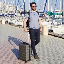 CabinMax Handbagage Koffer - Trolley 35L - Harde Reiskoffer - 55x35x20cm - Groot Capaciteit - Endless Sea -Reisopslagwinkel 1200x1200 181