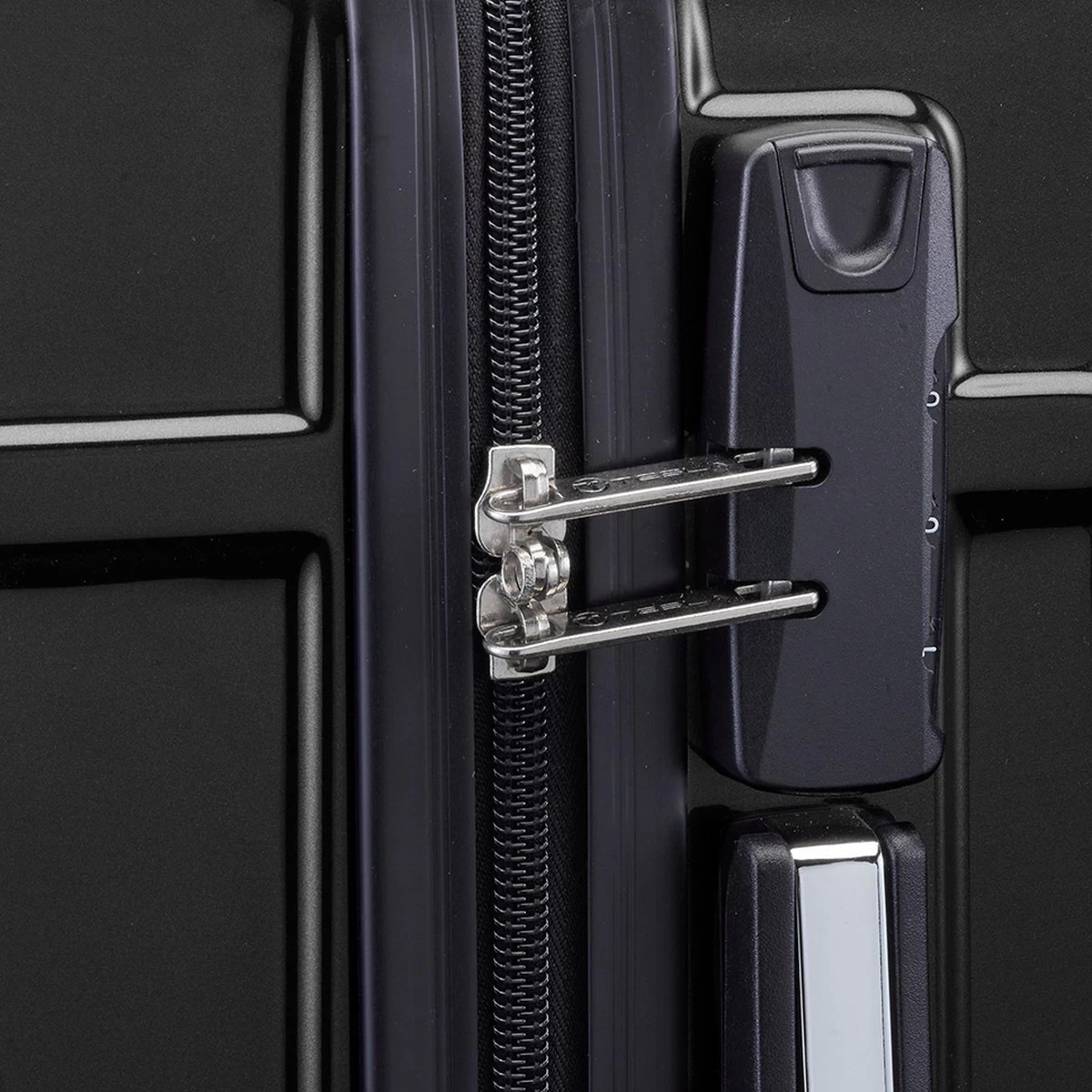 Tesla PC - Handbagage Koffer - 55x35x20 Cm - 4 Wielen - Zwart 6 Tesla PC - Handbagage Koffer - 55x35x20 Cm - 4 Wielen - Zwart - Afbeelding 6