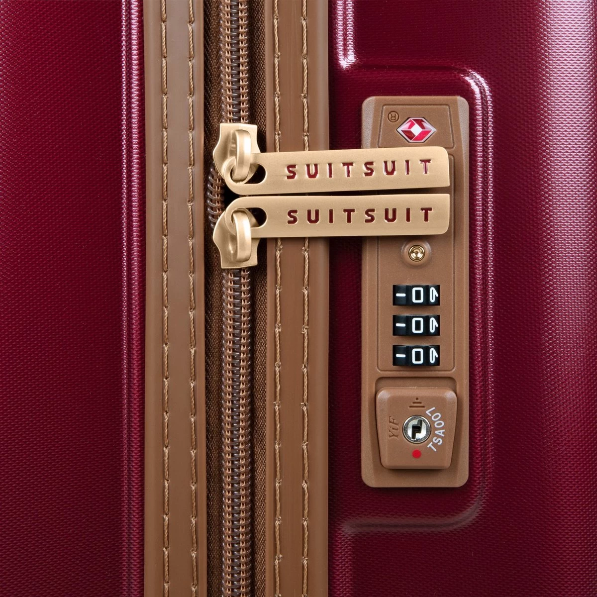 SUITSUIT - Fab Seventies Classic - Biking Red - Handbagage (55 Cm) 4 SUITSUIT - Fab Seventies Classic - Biking Red - Handbagage (55 Cm) - Afbeelding 4