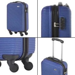 TravelZ Horizon Handbagagekoffer - 54cm Handbagage Trolley Met Gevoerde Binnenkant - Blauw 11 TravelZ Horizon Handbagagekoffer - 54cm Handbagage Trolley Met Gevoerde Binnenkant - Blauw -Reisopslagwinkel 1200x1200 222