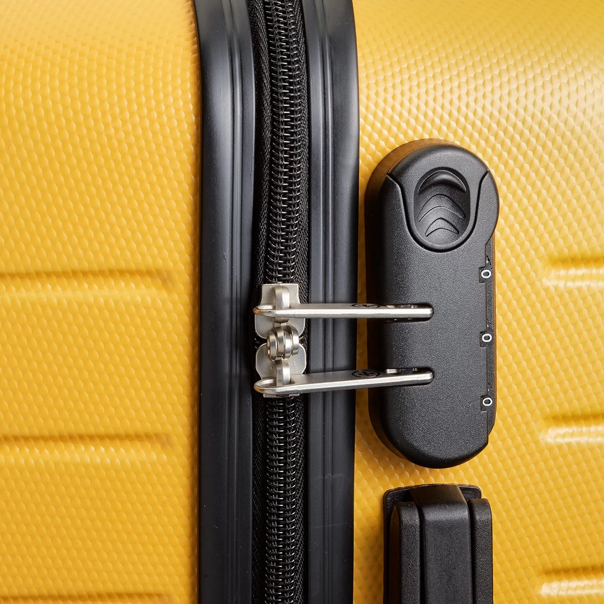 Swiss Alpine 2.0 - Handbagage Koffer - 55x35x20 Cm - 4 Wielen - Geel 6 Swiss Alpine 2.0 - Handbagage Koffer - 55x35x20 Cm - 4 Wielen - Geel - Afbeelding 6