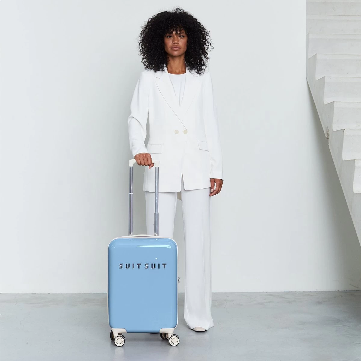 SUITSUIT - Fabulous Fifties - Alaska Blue - Handbagage (55 Cm) 2 SUITSUIT - Fabulous Fifties - Alaska Blue - Handbagage (55 Cm) - Afbeelding 2