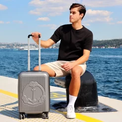 Biggdesign Ocean Handbagage Koffer - Reiskoffer - Grijs - Klein -Reisopslagwinkel 1200x1200 293