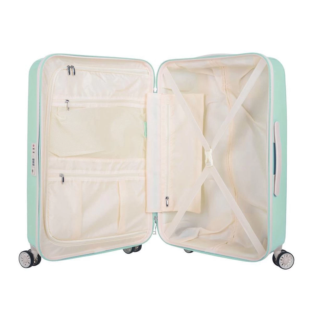 SUITSUIT - Fabulous Fifties - Luminous Mint - Kofferset (55/66/76 Cm) 8 SUITSUIT - Fabulous Fifties - Luminous Mint - Kofferset (55/66/76 Cm) - Afbeelding 8