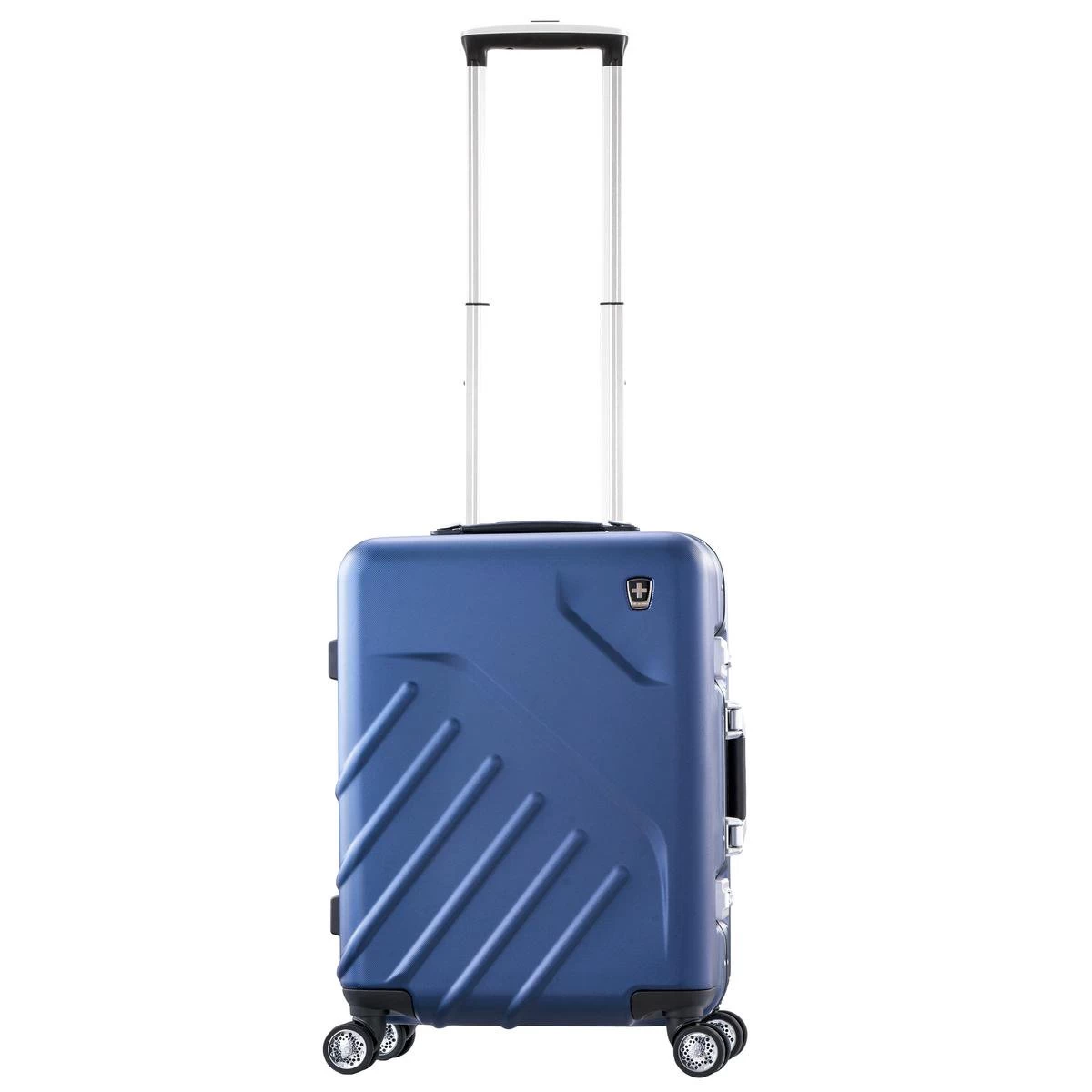 Swissmobility Elite Handbagagekoffer - 55cm Luxe Handbagage Met Dubbele TSA-kliksloten - Blauw 3 Swissmobility Elite Handbagagekoffer - 55cm Luxe Handbagage Met Dubbele TSA-kliksloten - Blauw - Afbeelding 3