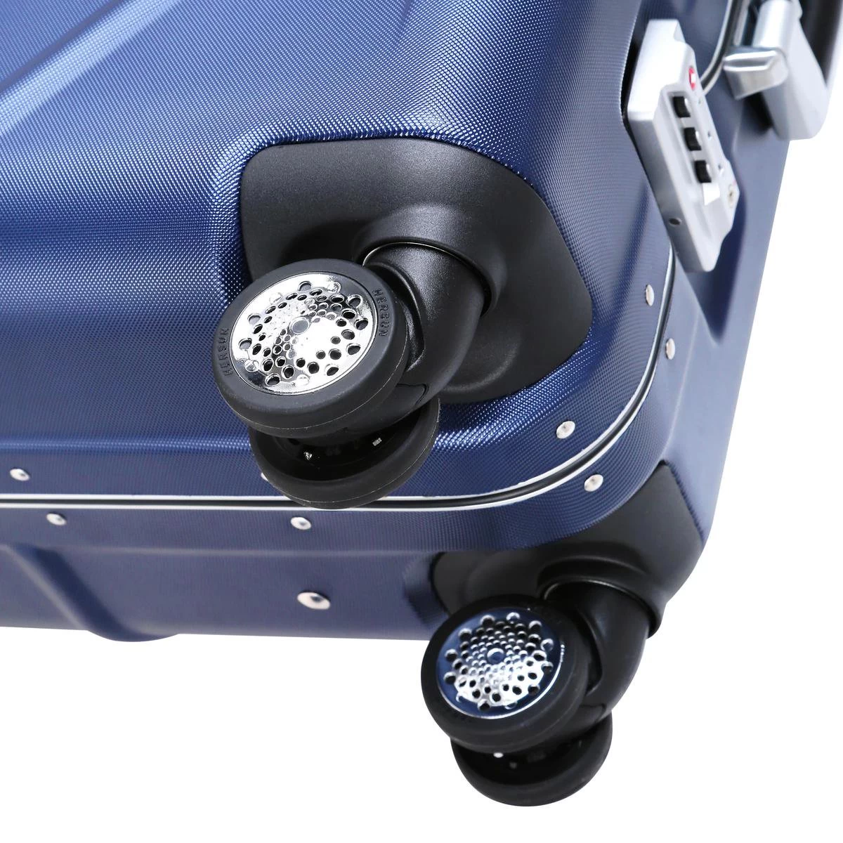 Swissmobility Elite Handbagagekoffer - 55cm Luxe Handbagage Met Dubbele TSA-kliksloten - Blauw 9 Swissmobility Elite Handbagagekoffer - 55cm Luxe Handbagage Met Dubbele TSA-kliksloten - Blauw - Afbeelding 9