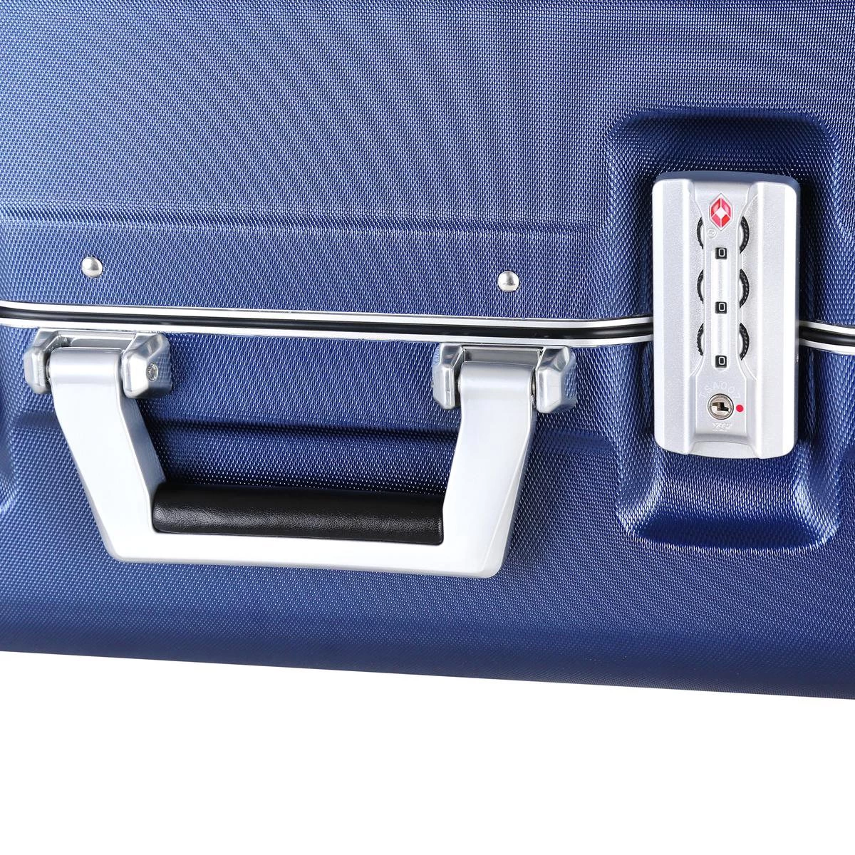 Swissmobility Elite Handbagagekoffer - 55cm Luxe Handbagage Met Dubbele TSA-kliksloten - Blauw 10 Swissmobility Elite Handbagagekoffer - 55cm Luxe Handbagage Met Dubbele TSA-kliksloten - Blauw - Afbeelding 10