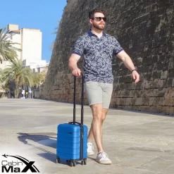 CabinMax Handbagage Koffer - Trolley 30L - Harde Reiskoffer - 45x36x20cm - Lichtgewicht - Groot Capaciteit - Aegean Blue -Reisopslagwinkel 1200x1200 394