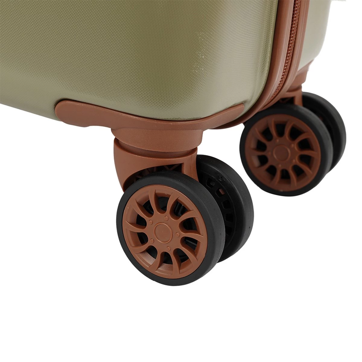 Decent Retro Handbagage Koffer 55 Cm Dark Green 5 Decent Retro Handbagage Koffer 55 Cm Dark Green - Afbeelding 5