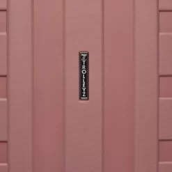 ©TROLLEYZ - Paris No.5 - Trolley - 55cm Met TSA Slot - Dubbele Wielen - 360° Spinners - 100% Polypropyleen - Handbagage Koffer In Rose Blush -Reisopslagwinkel 1200x1200 443