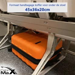 CabinMax Handbagage Koffer - Trolley 30L - Harde Reiskoffer - 45x36x20cm - Lichtgewicht - Groot Capaciteit - Endless Sea -Reisopslagwinkel 1200x1200 467