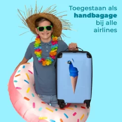 NoBoringSuitcases.com® Koffer - Reiskoffer Met Wielen - Pauw - IJshoorntjes - Blauw - IJs - Vogel - Handbagage Trolley - Past Binnen 55x40x20 Cm En 55x35x25 Cm - Fotokoffer 14 NoBoringSuitcases.com® Koffer - Reiskoffer Met Wielen - Pauw - IJshoorntjes - Blauw - IJs - Vogel - Handbagage Trolley - Past Binnen 55x40x20 Cm En 55x35x25 Cm - Fotokoffer -Reisopslagwinkel 1200x1200 47
