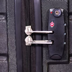 ©TROLLEYZ - Amsterdam No.9 - Trolley - 55cm Met TSA Slot - Dubbele Wielen - 360° Spinners - 100% ABS - Handbagage Koffer In Night Black -Reisopslagwinkel 1200x1200 476