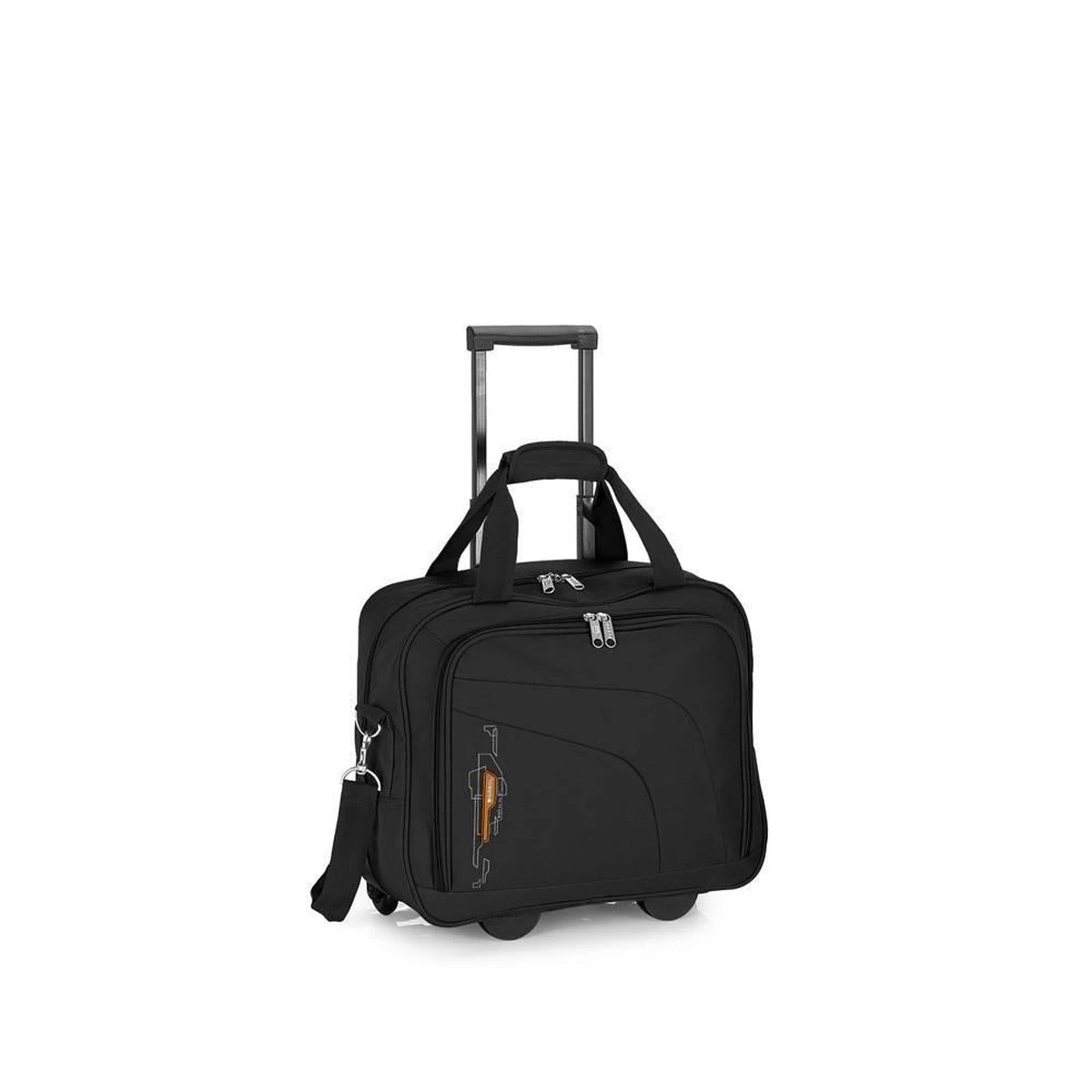 Gabol Laptoptrolleys Week - Zwart 4 Gabol Laptoptrolleys Week - Zwart - Afbeelding 4