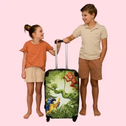 NoBoringSuitcases.com® Koffer Groot - Jungle - Dieren - Groen - Kinderen - Trolley Koffer Met TSA-slot - Met Wielen - 90 Liter - Reiskoffer - 66 Cm 14 NoBoringSuitcases.com® Koffer Groot - Jungle - Dieren - Groen - Kinderen - Trolley Koffer Met TSA-slot - Met Wielen - 90 Liter - Reiskoffer - 66 Cm -Reisopslagwinkel 1200x1200 694