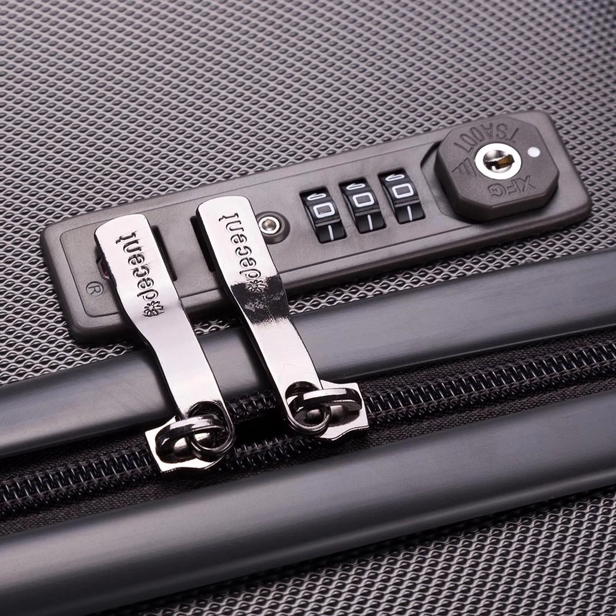 Decent Tranporto-One Medium Koffer - 66 Cm - TSA Slot - Anthracite 13 Decent Tranporto-One Medium Koffer - 66 Cm - TSA Slot - Anthracite - Afbeelding 13