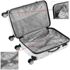 Monzana Hardcase Koffer Vlinder XL - Polycarbonaat 89L 75x49x29cm -Reisopslagwinkel 1200x1200 783