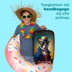 NoBoringSuitcases.com® Koffer - Hond - Kleding - Accessoires - Verf - Portret - Kinderen - Reiskoffer Met Wielen - Kinderkoffer - Fotokoffer - Past Binnen 55x40x20 Cm En 55x35x25 Cm - Trolley Handbagage Lichtgewicht -Reisopslagwinkel 1200x1200 86