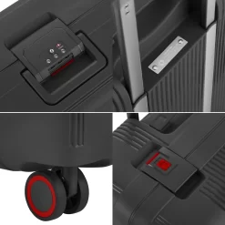 CarryOn Protector Luxe Grote Reiskoffer - Trolley 77cm Met TSA-klikslot - Ultrasterk - Zwart -Reisopslagwinkel 1200x1200 882