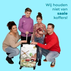 NoBoringSuitcases.com® Koffer Groot - Boerderij - Dieren - Trekker - Jongens - Trolley Koffer Met TSA-slot - Met Wielen - 90 Liter - Reiskoffer - 66 Cm -Reisopslagwinkel 1200x1200 984