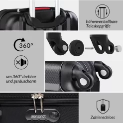 Monzana Hard Case Koffer Baseline XL Zwart 14 Monzana Hard Case Koffer Baseline XL Zwart -Reisopslagwinkel 1200x1200 993